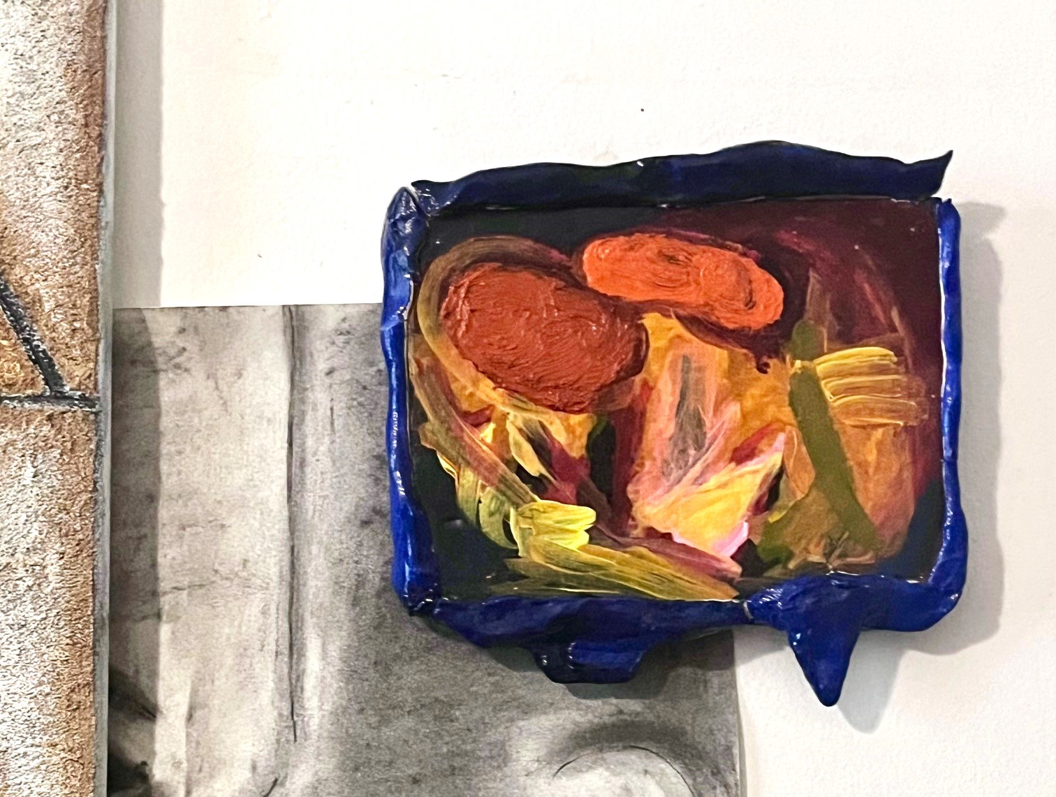 Small abstract painting