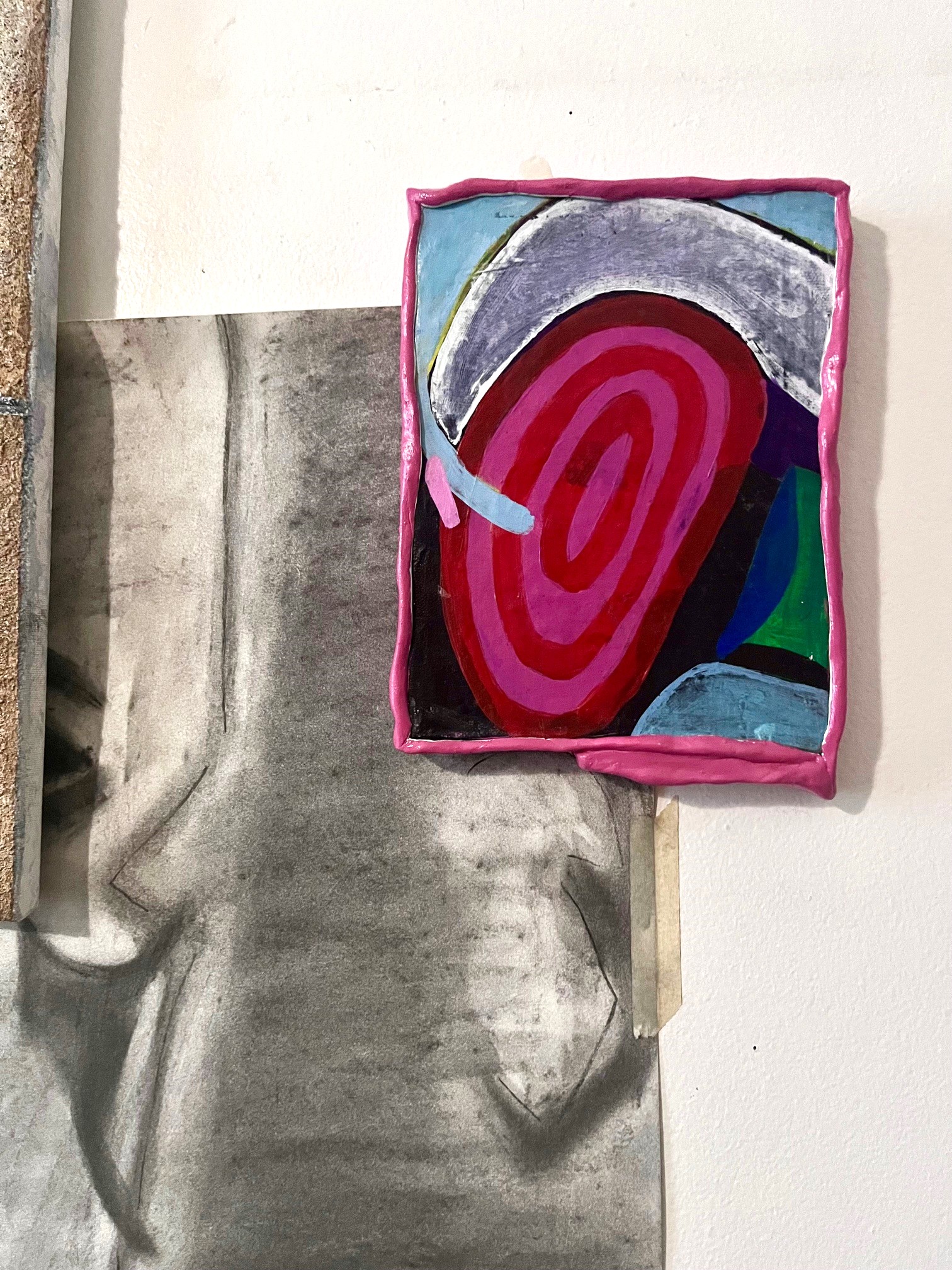 Small abstract painting