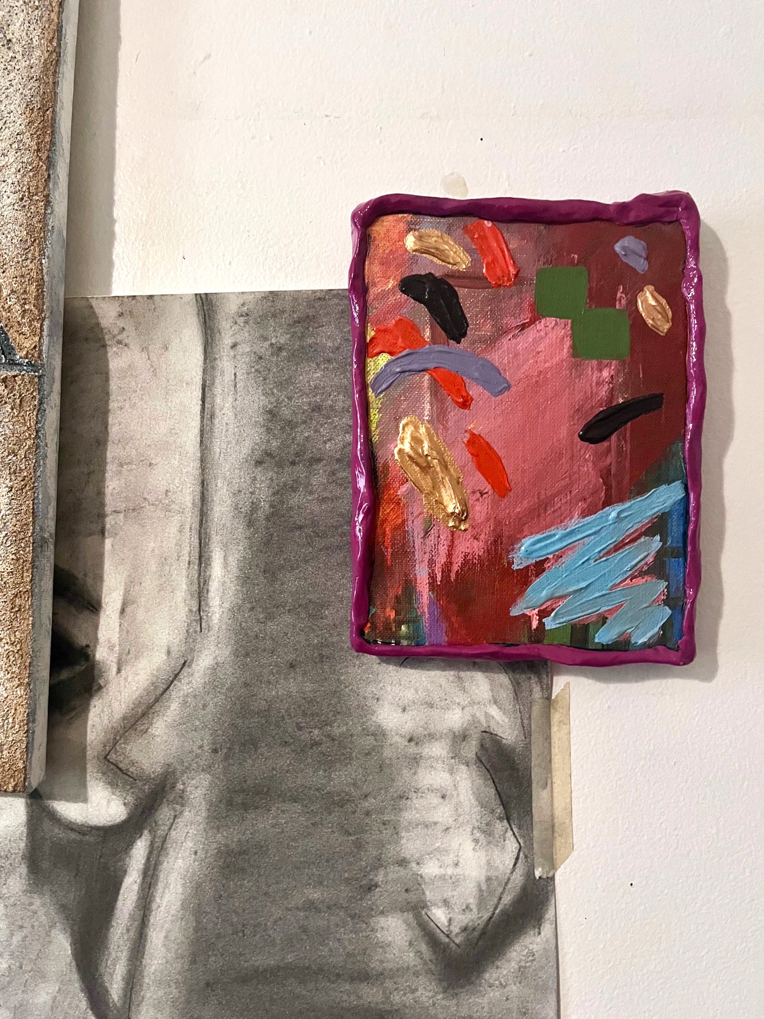 Small abstract painting