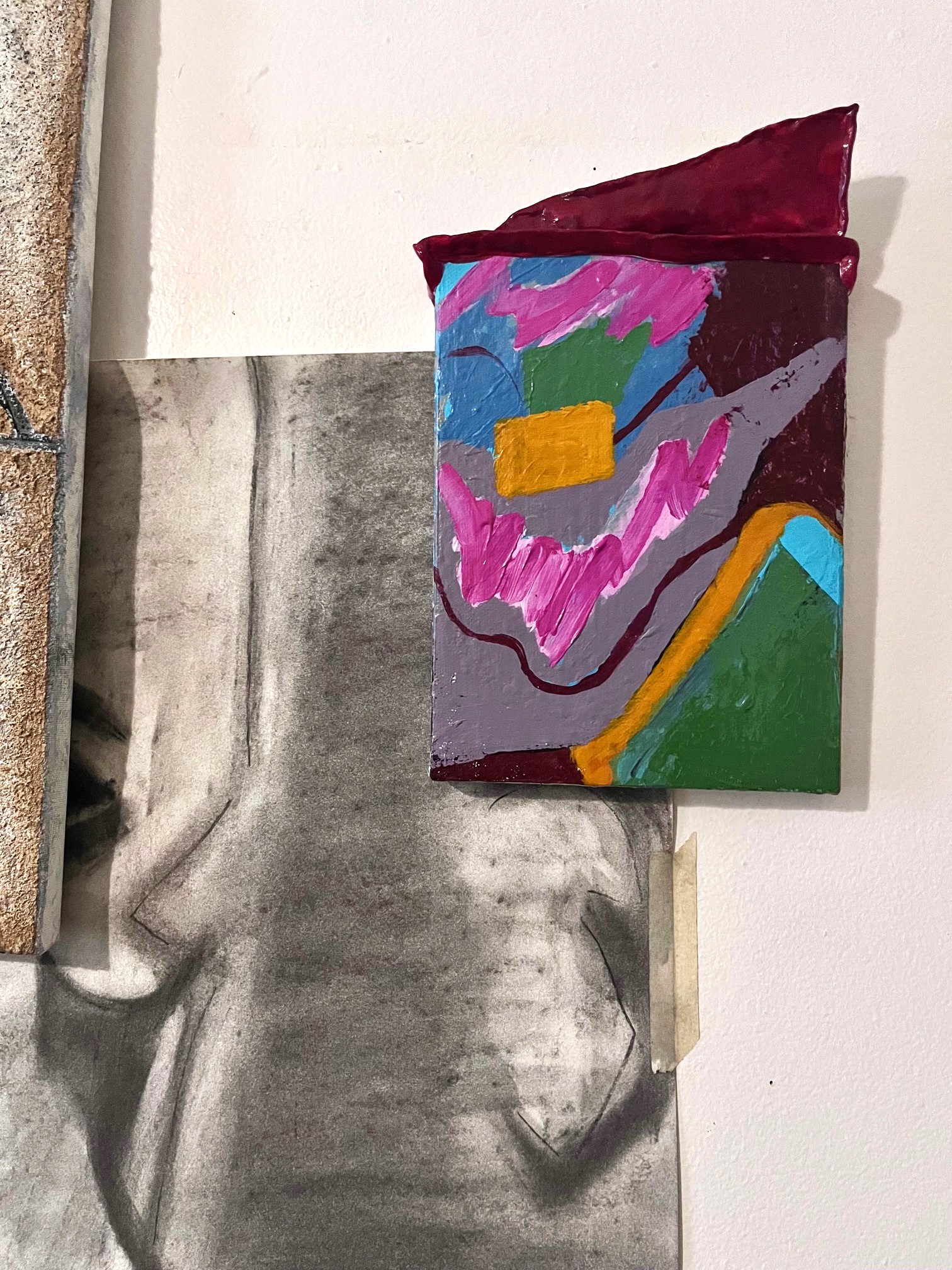 Small abstract painting