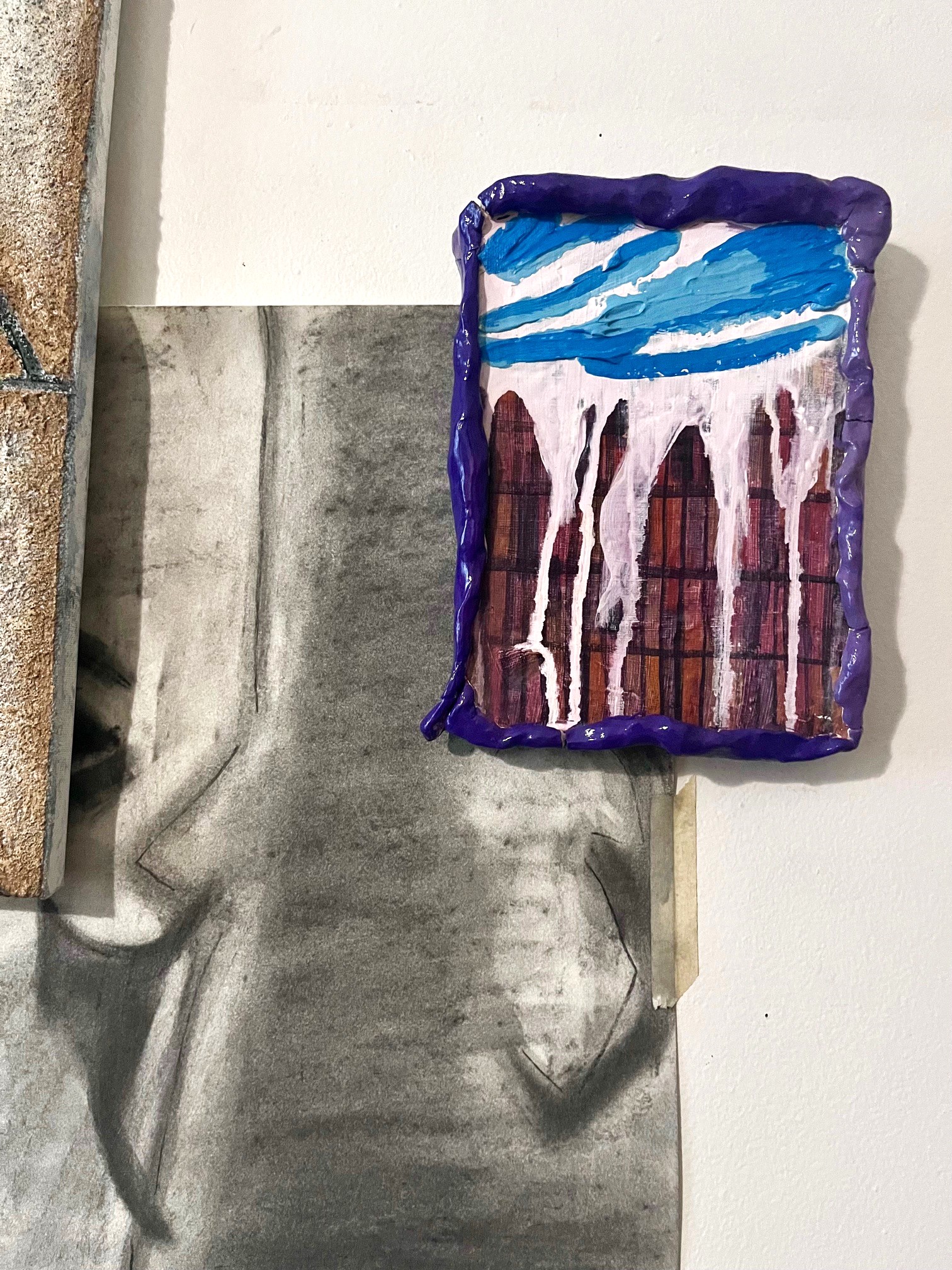 Small abstract painting