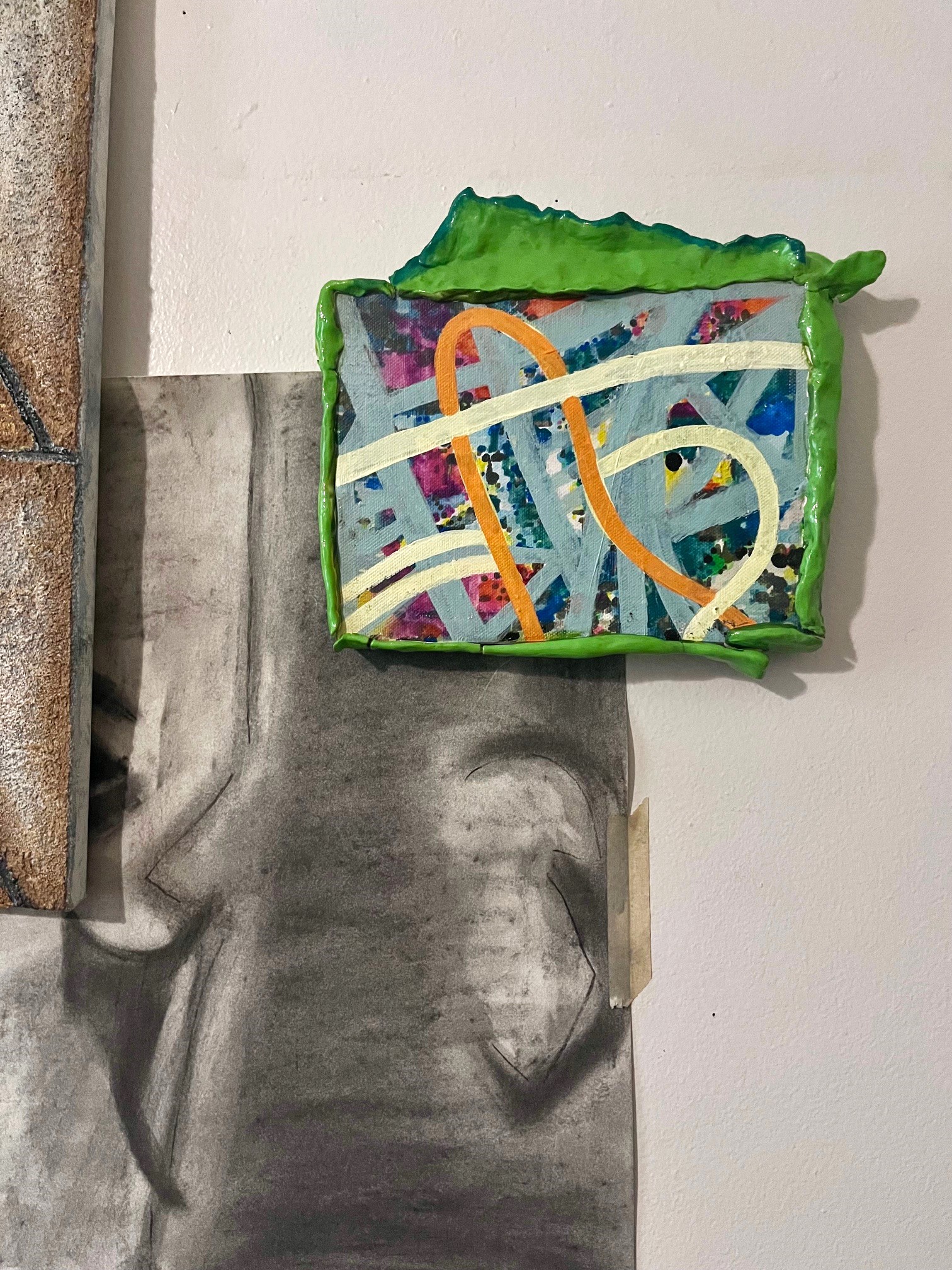 Small abstract painting