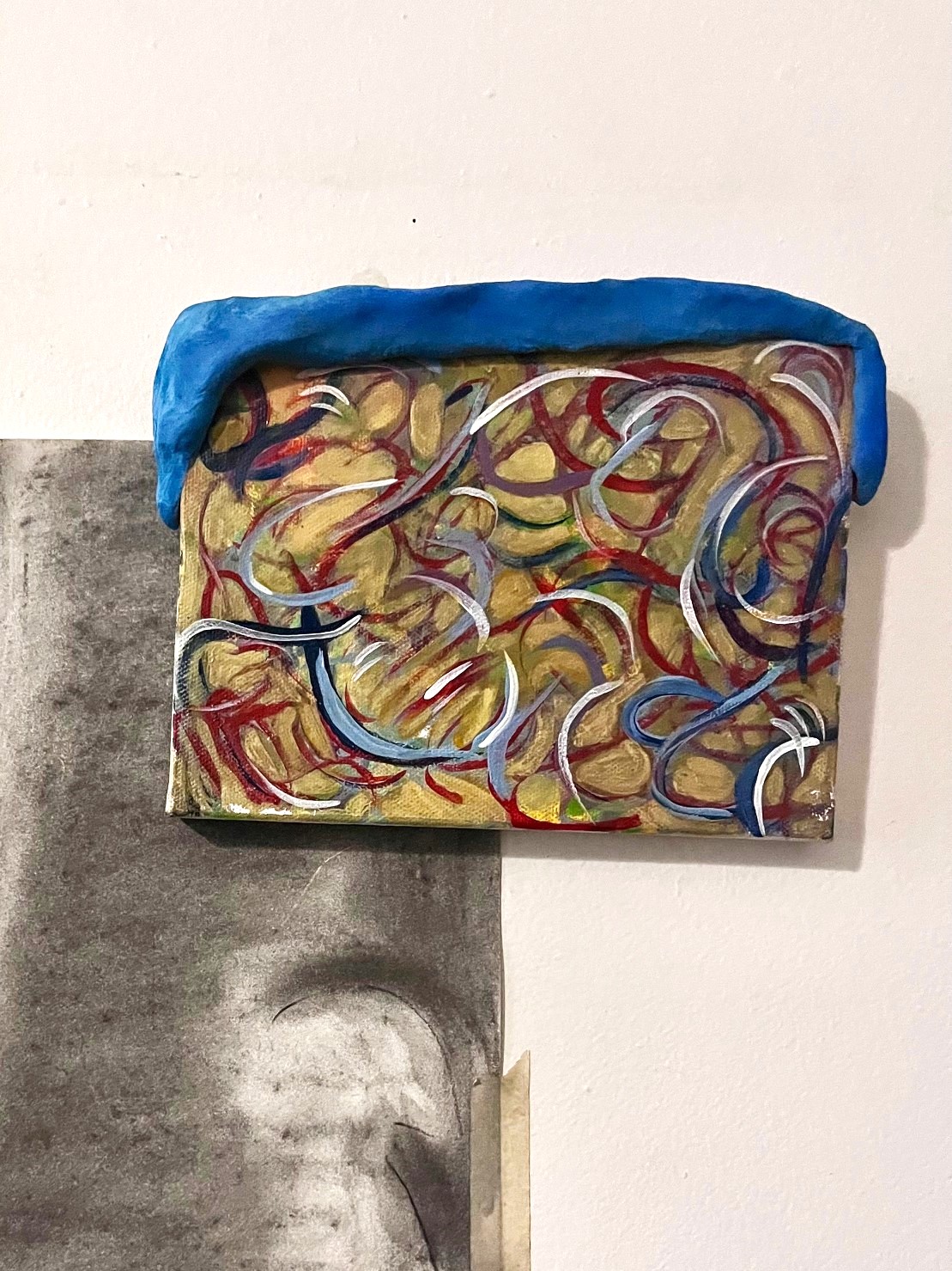 Small abstract painting