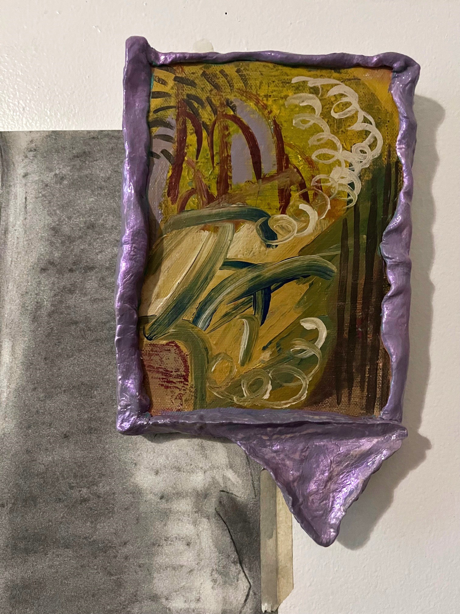 Small abstract painting