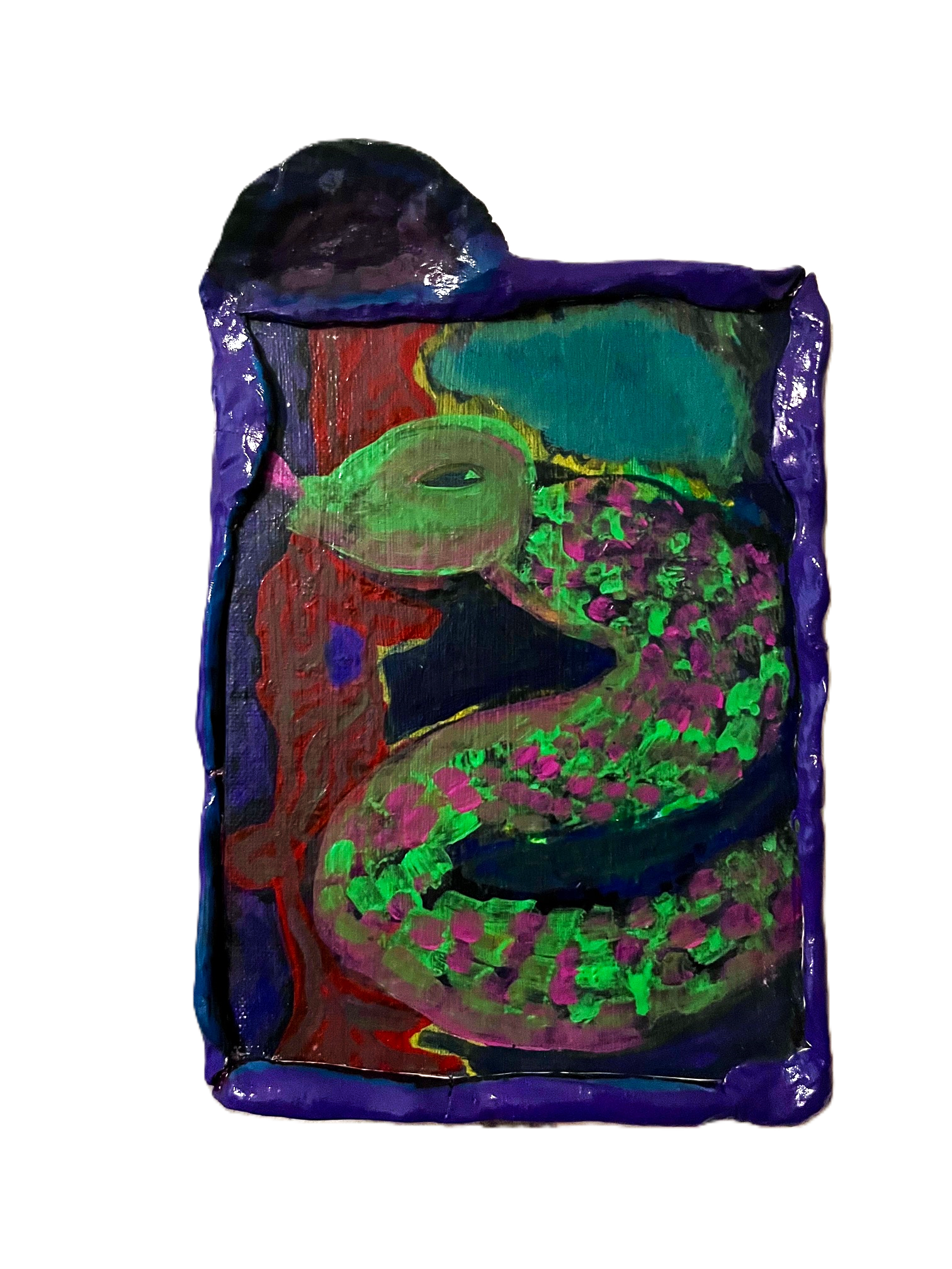 Small abstract painting