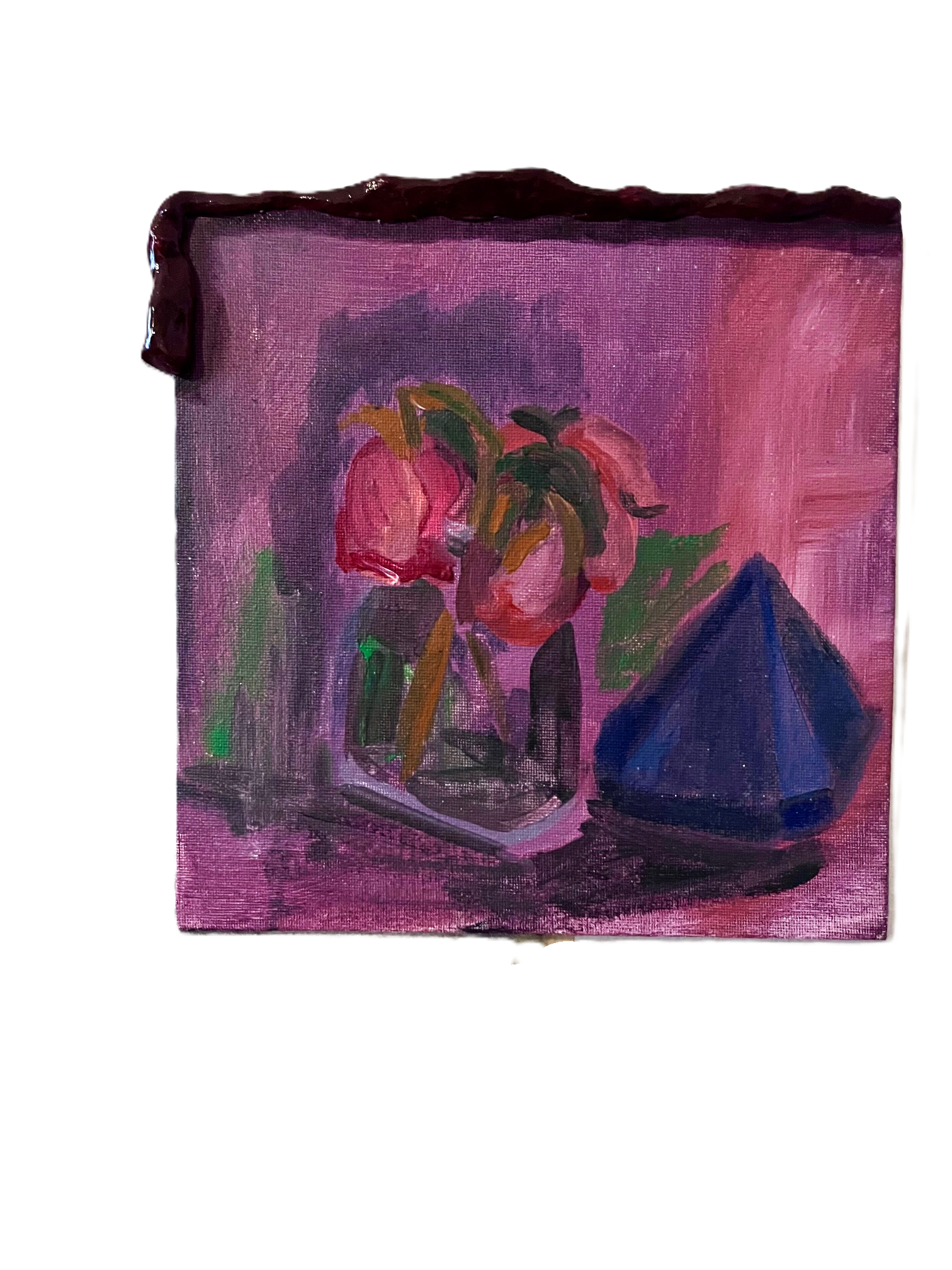 Small abstract painting